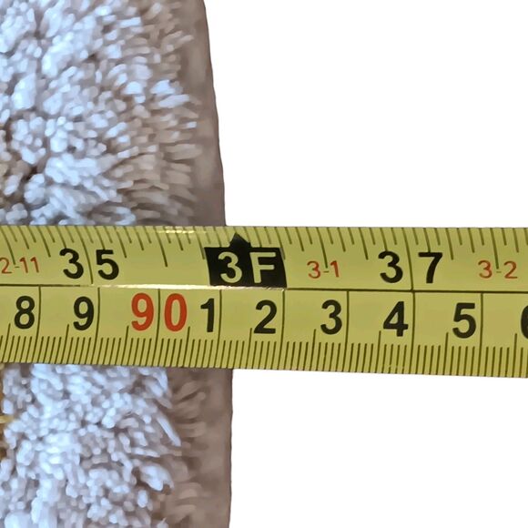 Mushroom Shaped Rug Red/Pink Mushroom & Off White Flowers Yellow Stem 36" X 24" - Picture 4 of 11